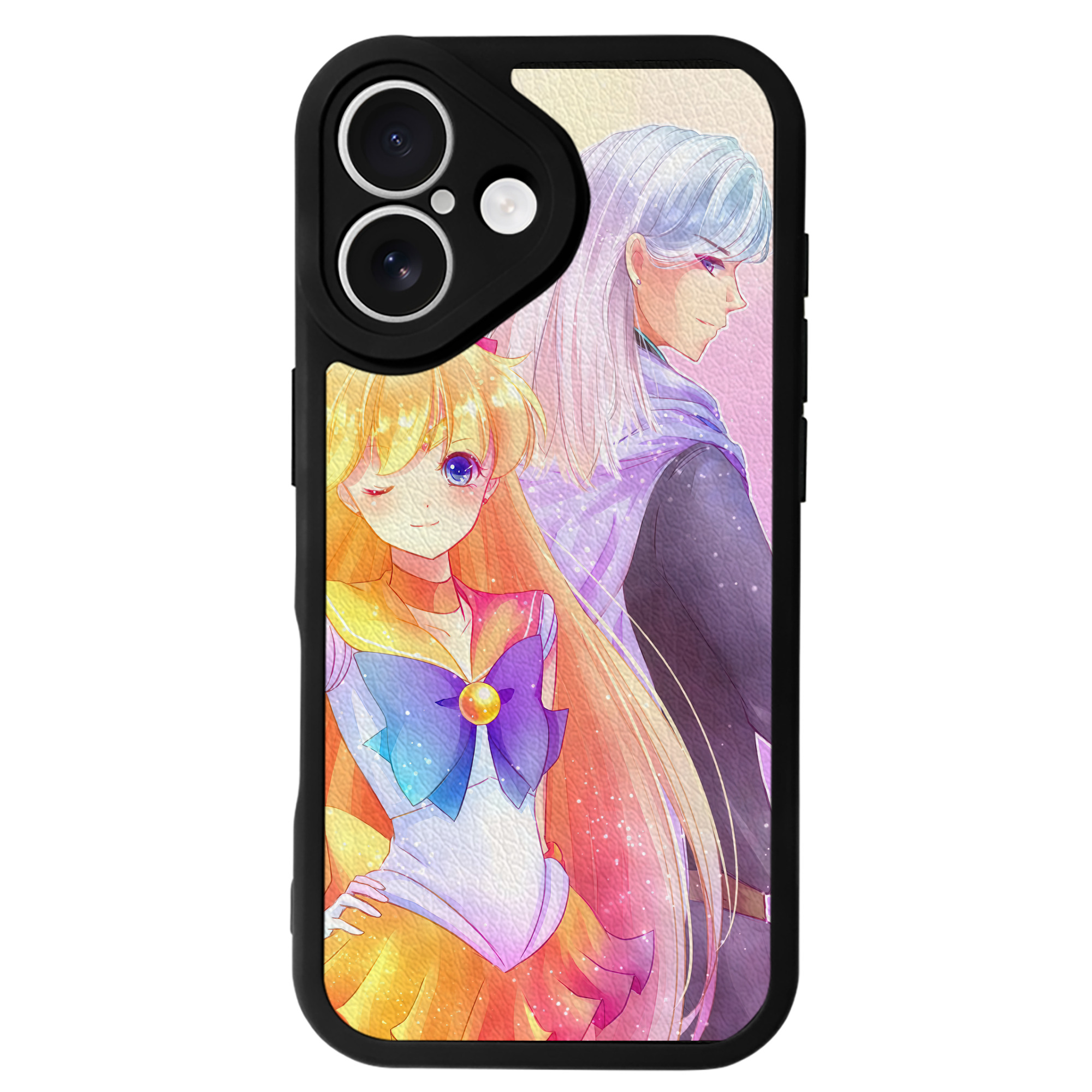 （画像用） 美少女戦士セーラームーン Sailor Moon 【iPhone 16シリーズ対応】シリコンスマホケース（レザー調） 材質：シリコン